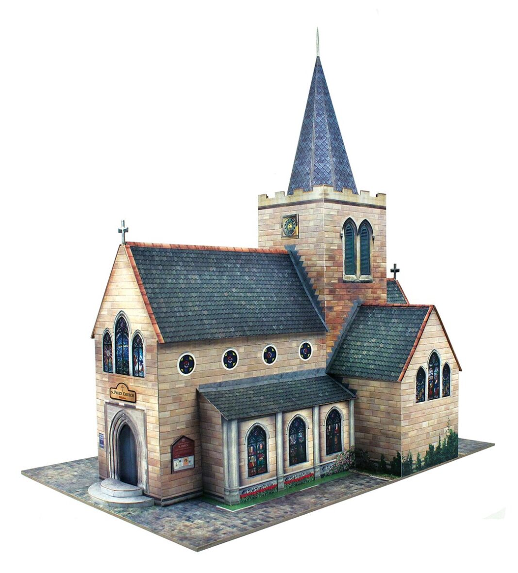 Church Model Making Kit by The CityBuilder -DIY