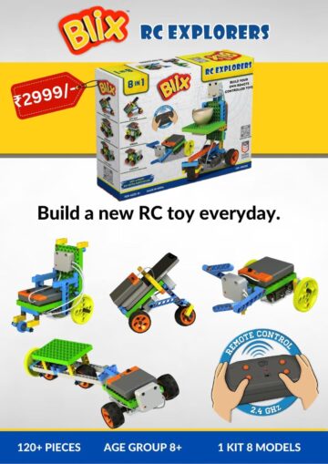 Blix RC Explorer: Unleash Your Creativity with Building Blocks and Robotics Power