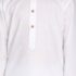 Kurta Pyjama White Plain Closeup