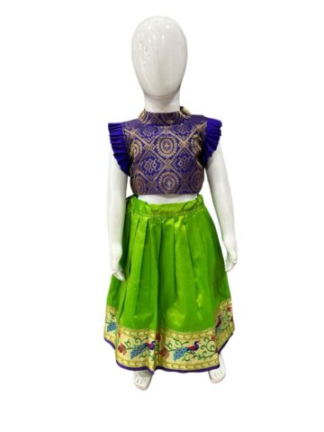 SP-02-Ghagra Choli-Blue Grn