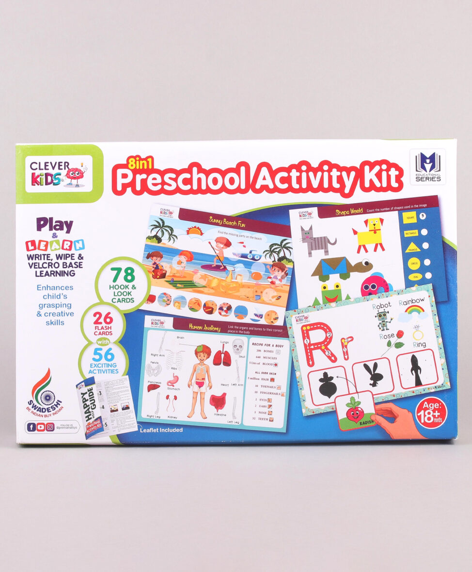 8in1 Preschool Activity Kit – Fun Learning for Ages 18+ Months