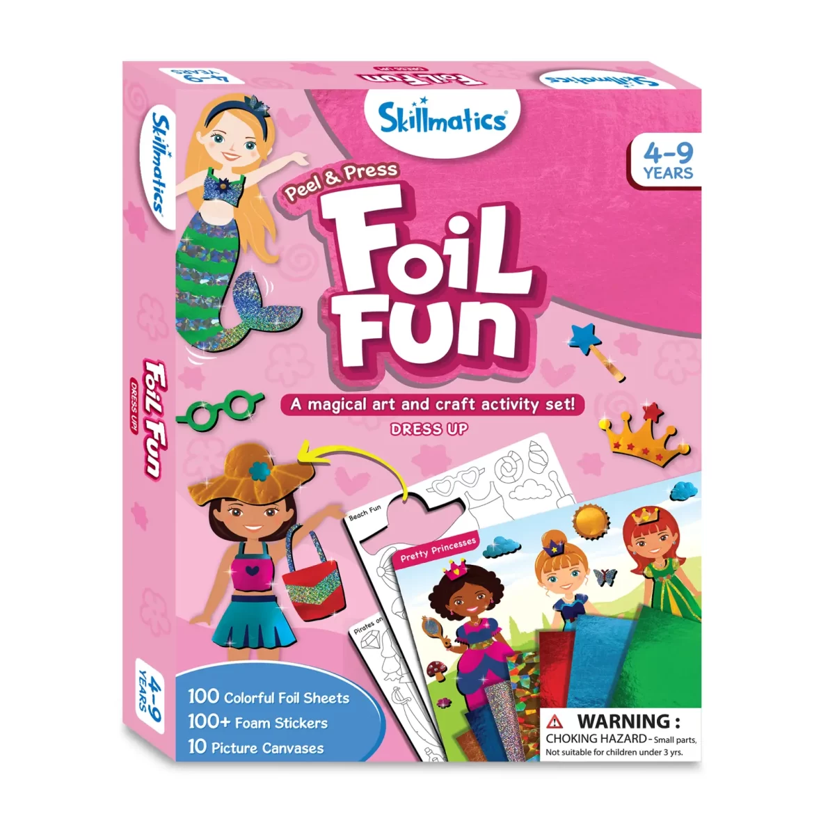 Skillmatics Peel & Press Foil Fun: Dress Up – Magical Art & Craft Activity Set