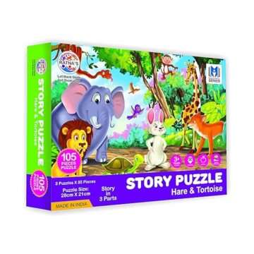 Story Puzzle Hare & Tortoise