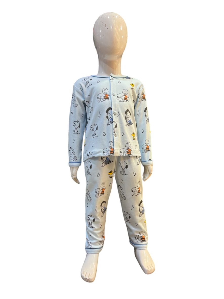 Cozy Cartoon Kids Night Suit