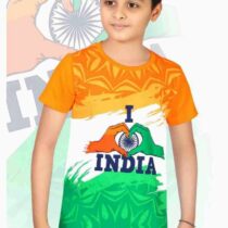 Tricolor T-shirt-I Love India