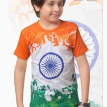 Tricolor T-shirt-Ashoka Chakra