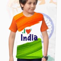 Tricolor T-shirt-I Love India