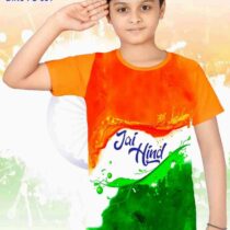 Tricolor T-shirt-Jai Hind