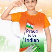 Tricolor T-shirt-Proud To Be Indian