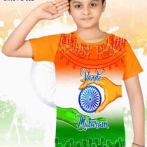 Tricolor T-shirt-Vande Mataram