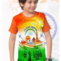 Tricolor T-shirt-I Love India