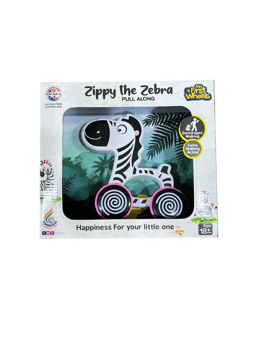 Zippy The Zebra – The Perfect Pull-Along Toy for Your Baby’s First Steps