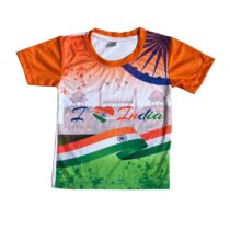 Tricolour-t-shirt-Red Fort