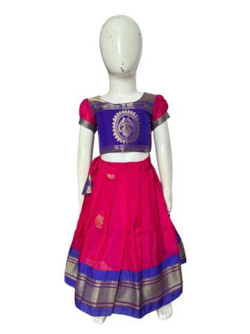 Ghagra-Choli-PinkBlue