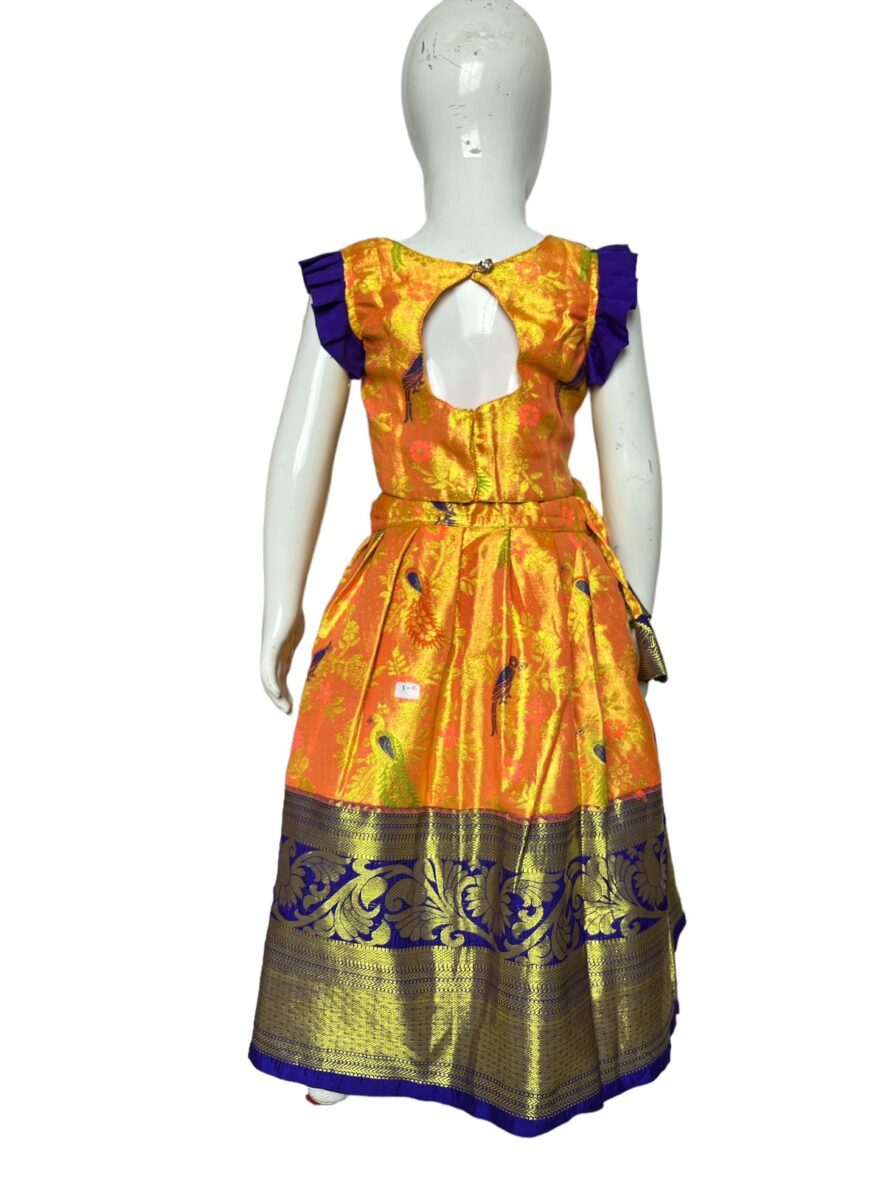 Ghagra Choli-BLUORG-1