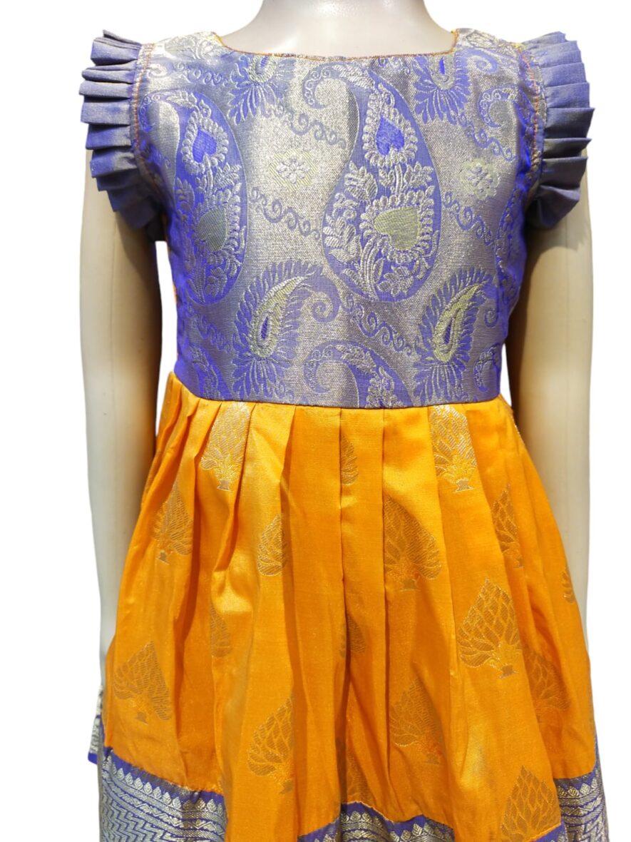 Paithani-Frock-GOLD-2