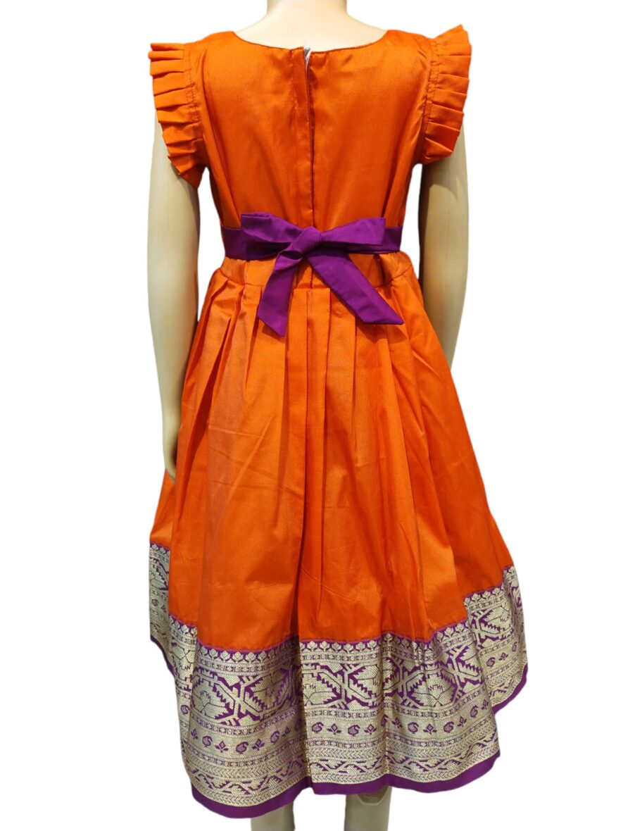 Paithani-Frock-ORGPUR