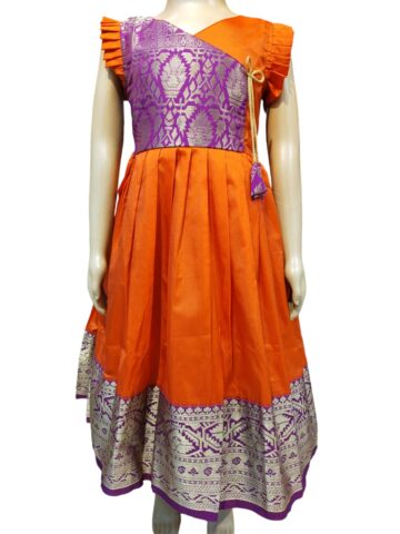 Paithani-Frock-ORGPUR-1