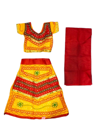Radha Dress-YlwRed