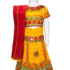 Radha Dress-Yellow Red