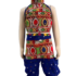 Garba Dress-Dhoti Kurta-Girl-Blue