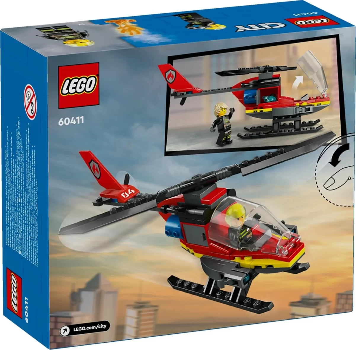 Lego City Fire Rescue Helicopter-2