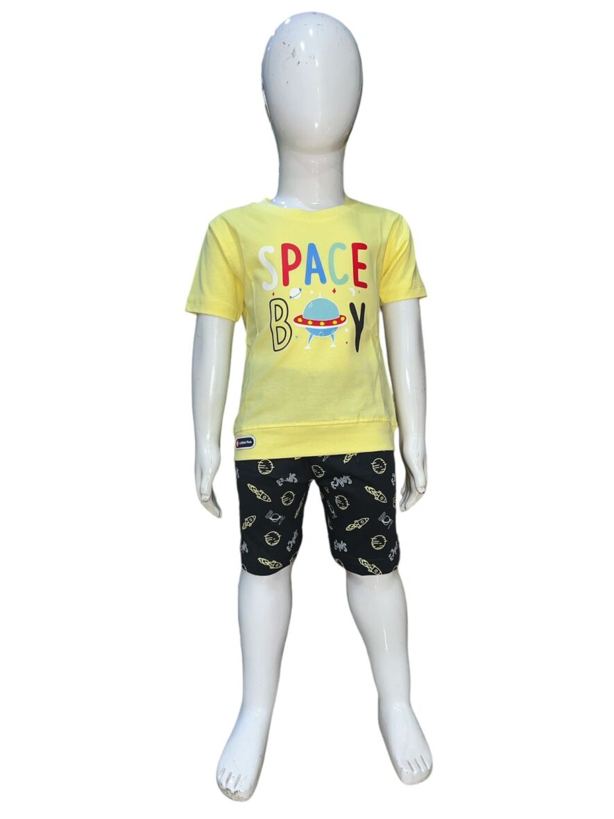 Space Boy Boys’ T-Shirt & Shorts Set