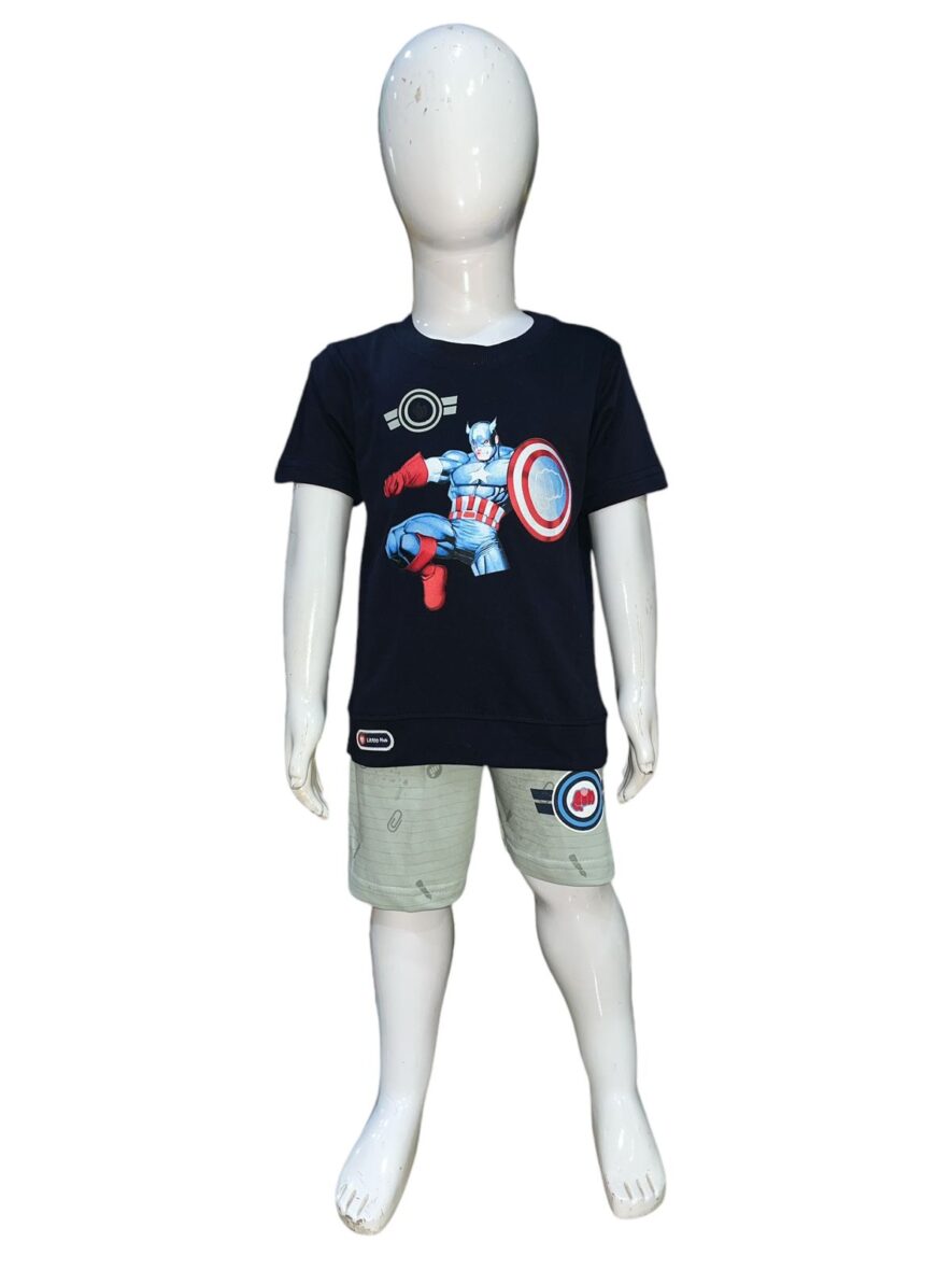 Superhero Adventure Boys’ T-Shirt & Shorts Set