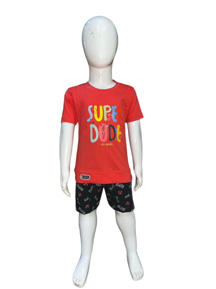 Super Dude Boys’ T-Shirt & Shorts Set