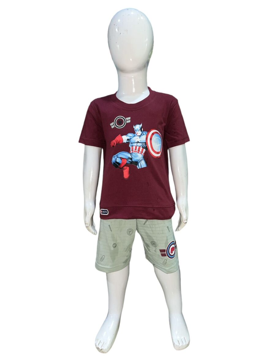 Superhero Adventure Boys’ T-Shirt & Shorts Set