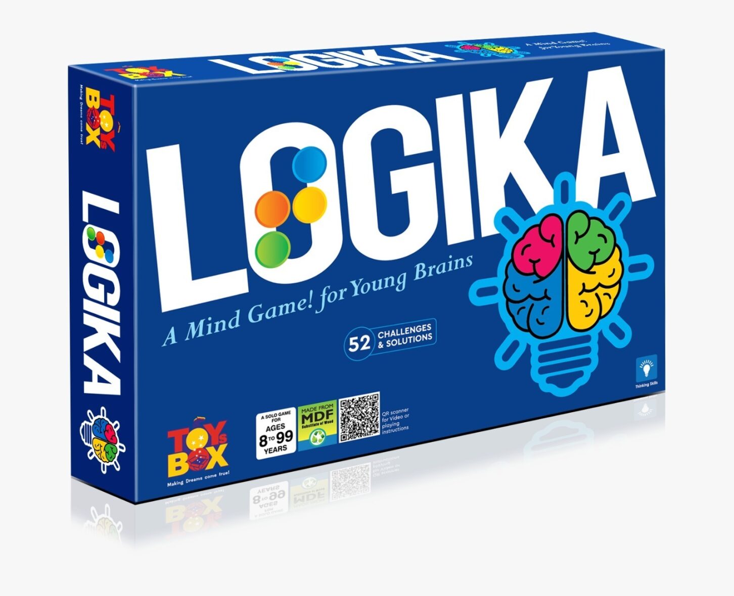 Logika – Colorful Coin Puzzle Game with Challenge Booklet