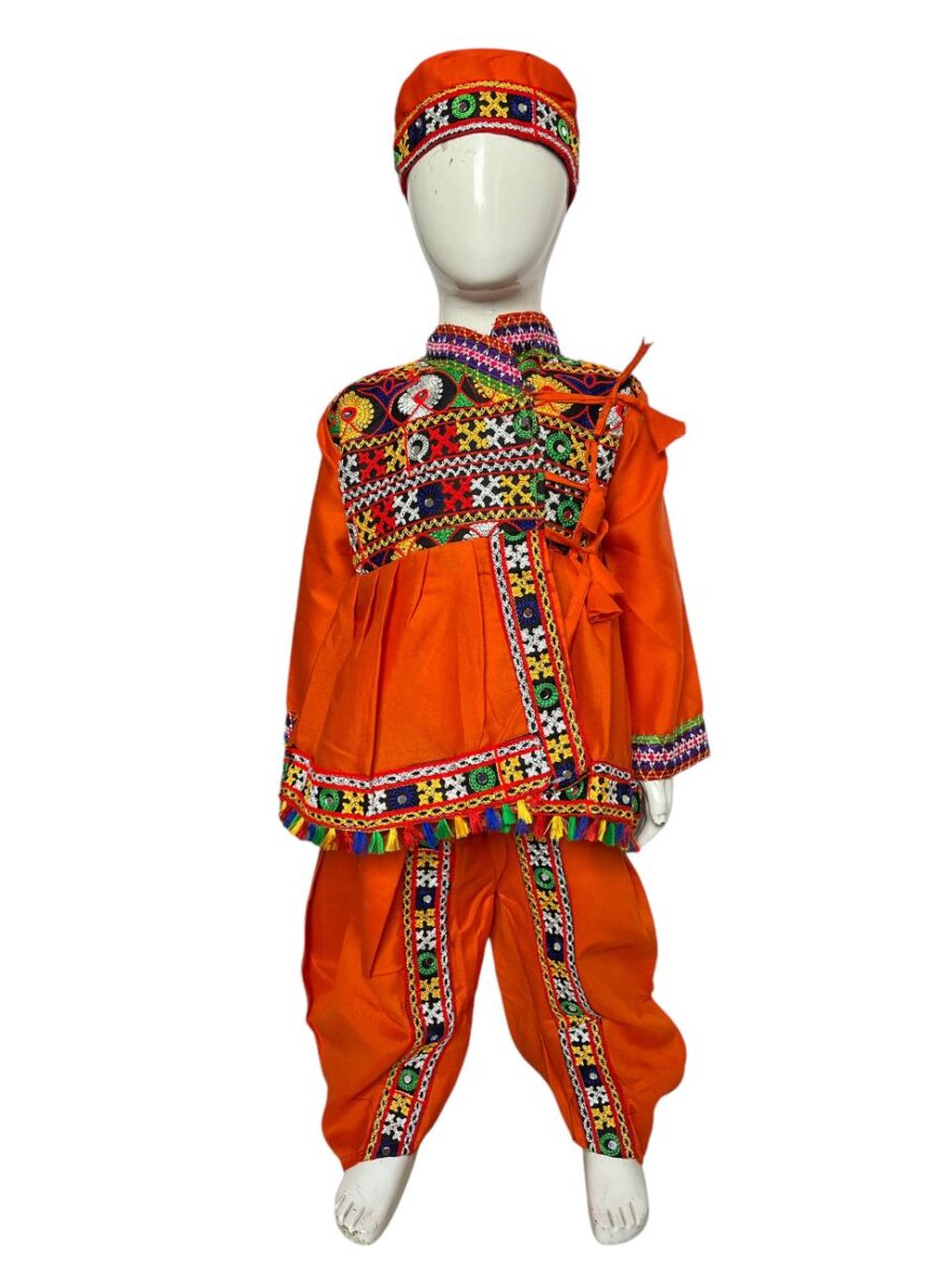 Traditional Boys’ Garba Dress – Vibrant & Festive Gujarati Attire