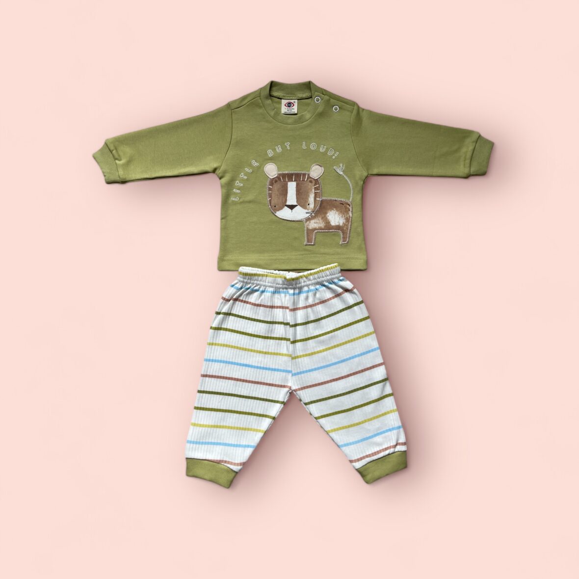 Cozy Baby Full Sleeves Top And Pant with Bear Print