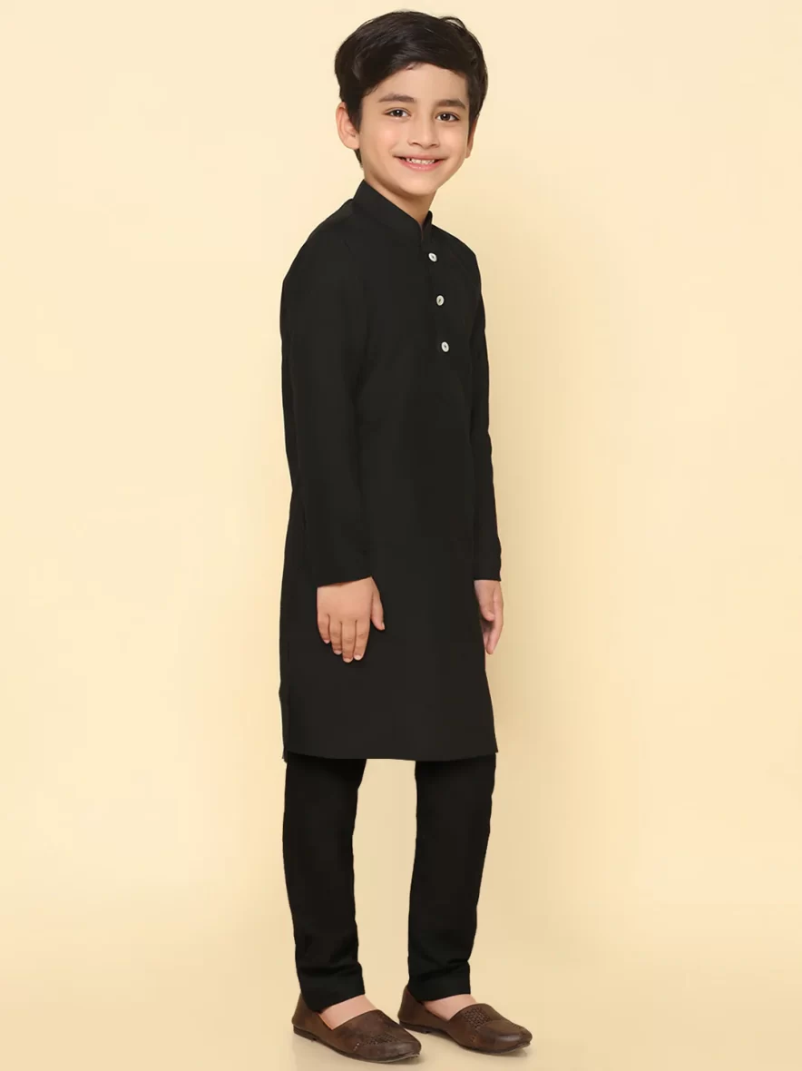 Black Kurta Pyjama-1