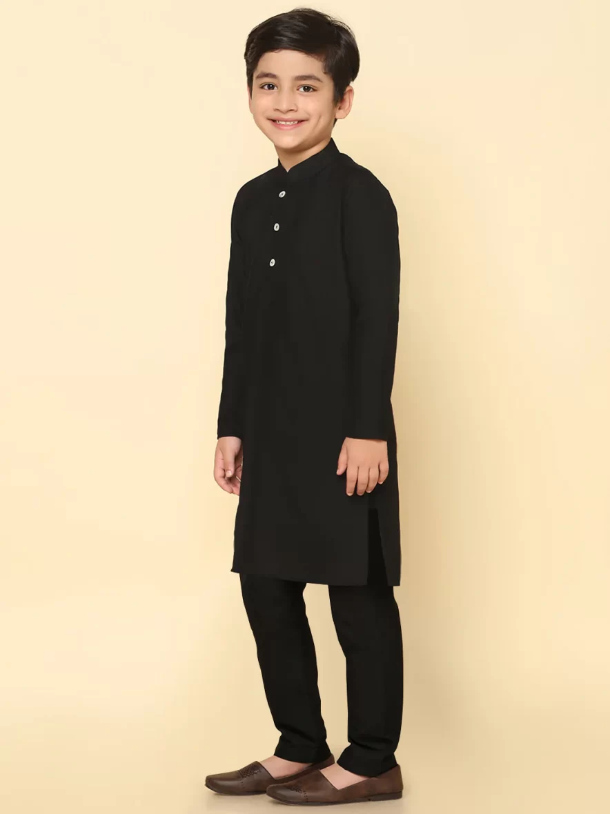 Black Kurta Pyjama-2