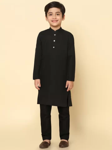 Black Kurta Pyjama