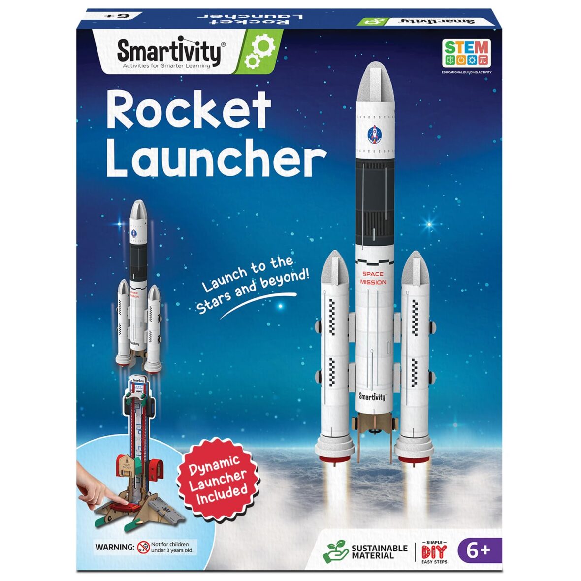 Smartivity Rocket Launcher Kit – DIY STEM Rocket Building Kit for Kids