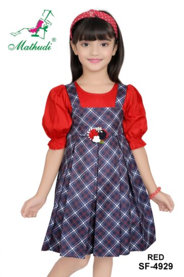 SF-4929-Frock-Red