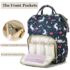 Diaper Bag-Back-Pack-Blue Printed-1