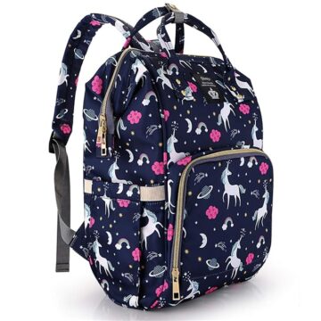 Diaper Bag-Back-Pack-Blue Printed