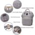 Diaper Bag-Back-Pack-Grey