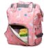 Diaper Bag-Back-Pack-Pink Printed-4