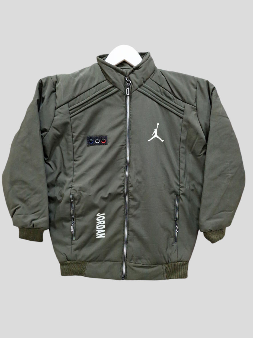 Kids Olive Green Jordan Winter Jacket