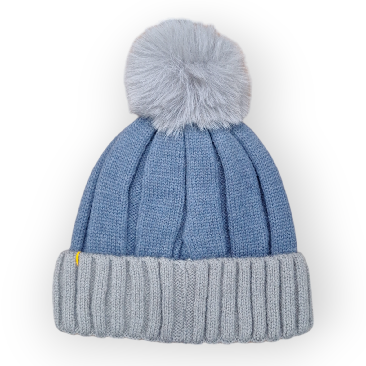 Woolen Cap-BLGRY-1