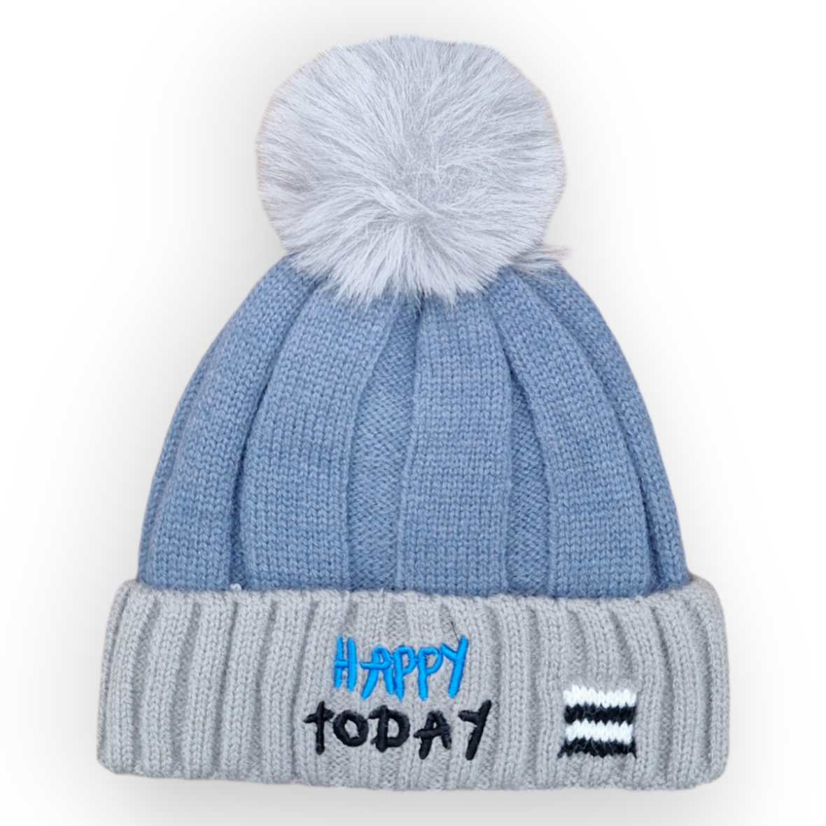 Woolen Cap-BLGRY