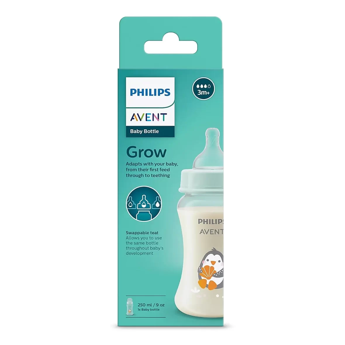 Philips Avent Baby Bottle Grow 250ml (3m+)