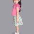 30002-Skirt Top-Pink White-2
