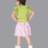 30002G-Skirt Top-Green White