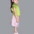 30002G-Skirt Top-Green White