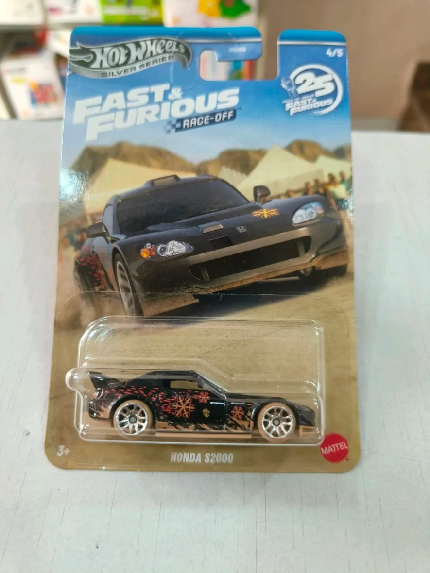 Hot Wheels Fast & Furious Honda S2000 – Silver Series Race-Off Die-Cast Car